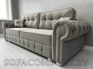 Фурор дворцовый диван с белыми ножками
